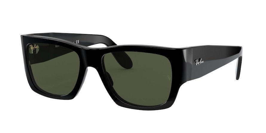 משקפי שמש רייבן יוניסקס WAYFARER NOMAD RB 2187 שחור מרובעות