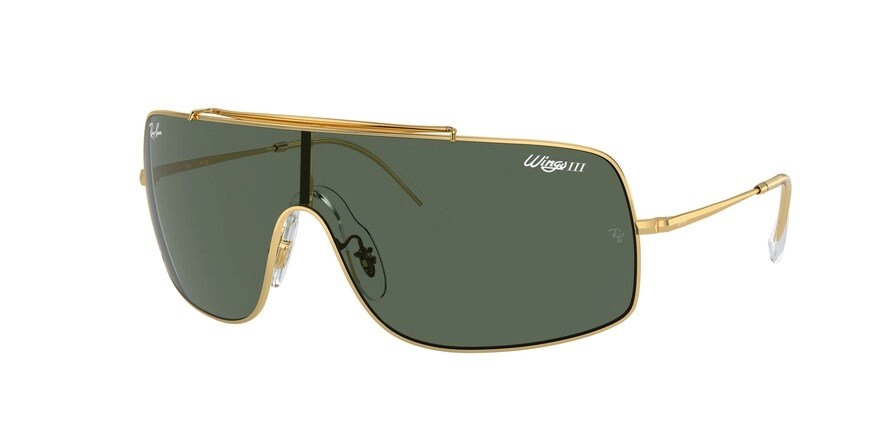 משקפי שמש רייבן יוניסקס WINGS III RB 3897 זהב מרובעות