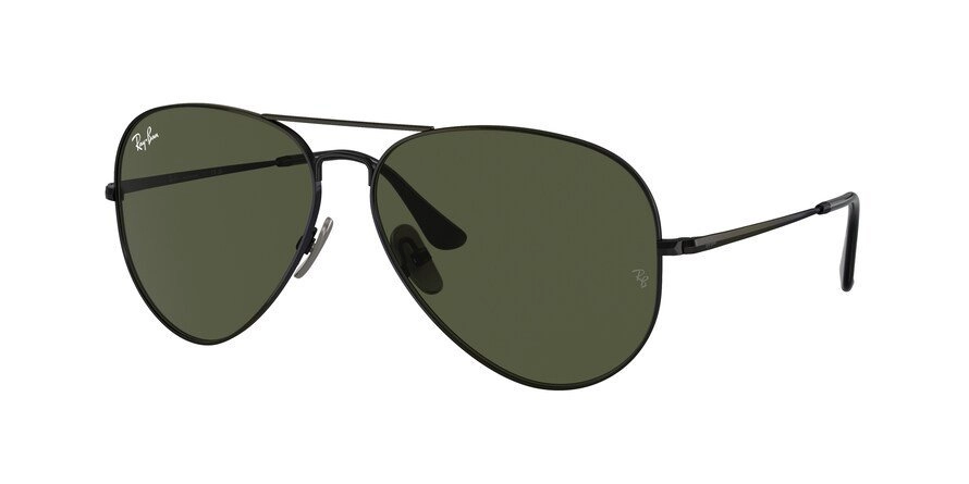 משקפי שמש רייבן יוניסקס AVIATOR TITANIUM RB 8089 שחור טייסים