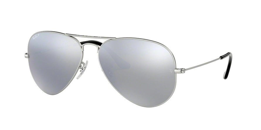 משקפי שמש רייבן יוניסקס AVIATOR LARGE METAL RB 3025 כסף טייסים