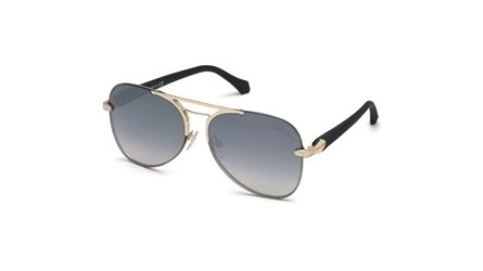 משקפי שמש רוברטו קוואלי יוניסקס Monteroni 1091 זהב, מט, שחור עגולות