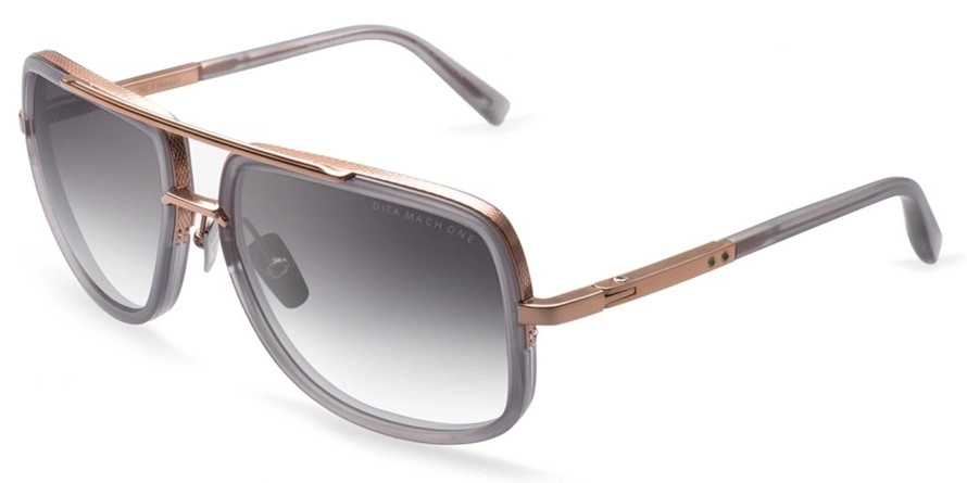 משקפי שמש דיטה יוניסקס MACH-ONE DRX-2030 אפור, בהיר, זהב מרובעות