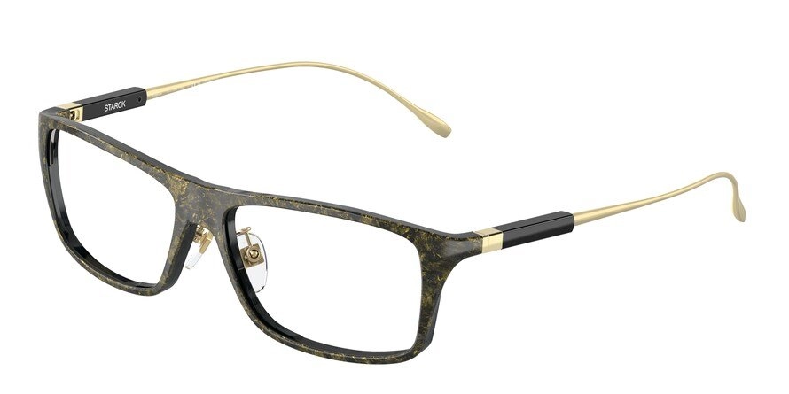 משקפי ראיה פיליפ סטארק לגברים SH1043YT צהוב מלבניות