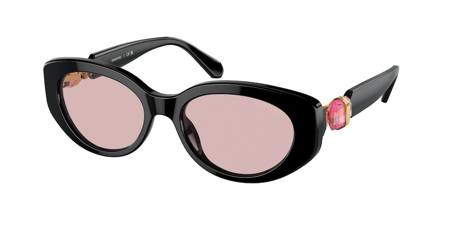 משקפי שמש סברובסקי לנשים SK6002 שחור אובאליות