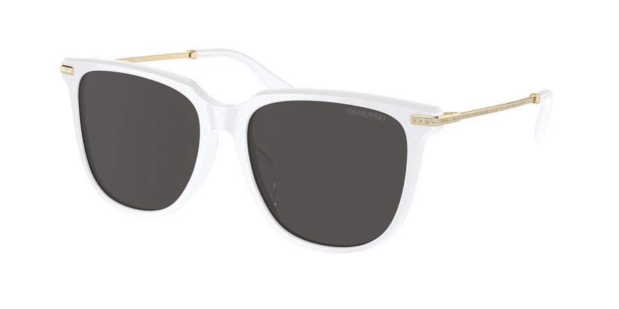 משקפי שמש סברובסקי לנשים SK6015D לבן מרובעות