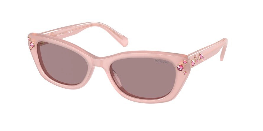 משקפי שמש סברובסקי לנשים SK6019 ורוד מלבניות