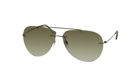 משקפי שמש פראדה ספורט לגברים RED FEATHER SPS 50P ירוק טייסים