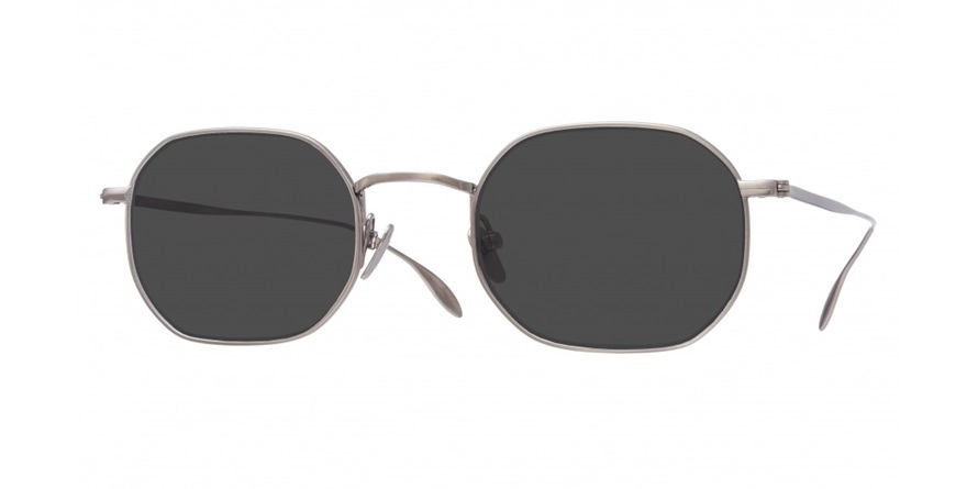 משקפי שמש מסדה יוניסקס The Sculpture S1927 כסף, מט עגולות, מתומן