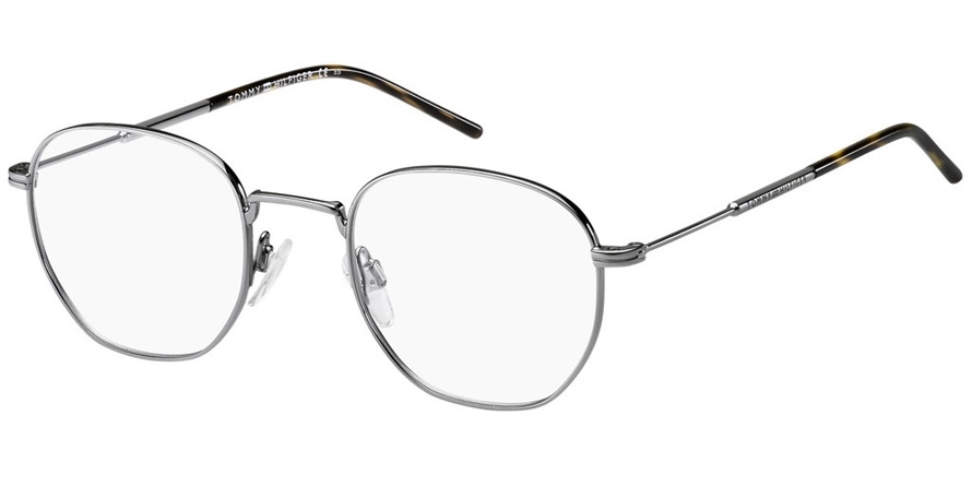 משקפי ראיה טומי הילפיגר יוניסקס TH 1632 חום, כסף, מנומר עגולות