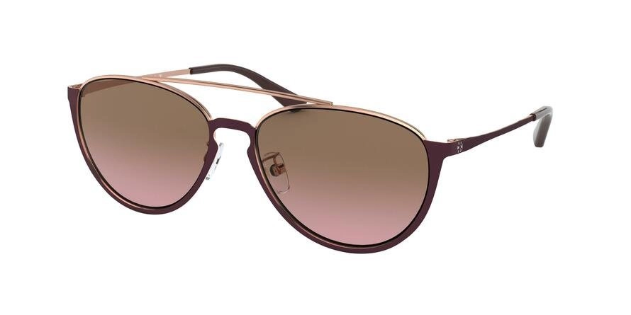 משקפי שמש טורי ברץ' לנשים TY 6075 בורדו טייסים
