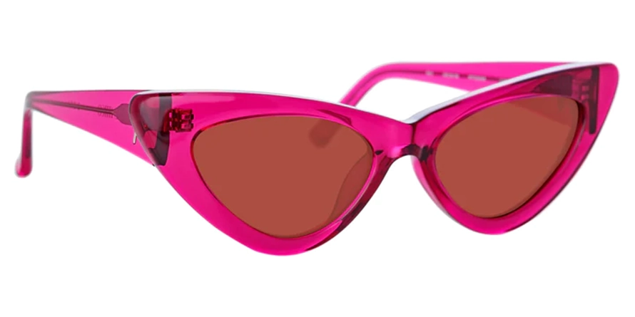 משקפי שמש לינדה פארו דה אטיקו יוניסקס THE ATTICO - DORA 8502 ATTICO32 מבריק, פוקסיה, שקוף חתולי, עגולות