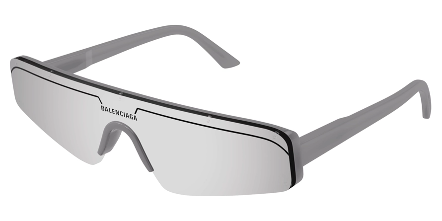 משקפי שמש באלנסיאגה יוניסקס BB0003S אפור מלבניות