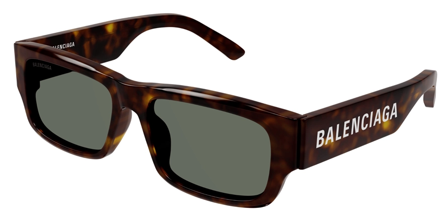 משקפי שמש באלנסיאגה יוניסקס BB0261S חום, מבריק, מנומר מרובעות