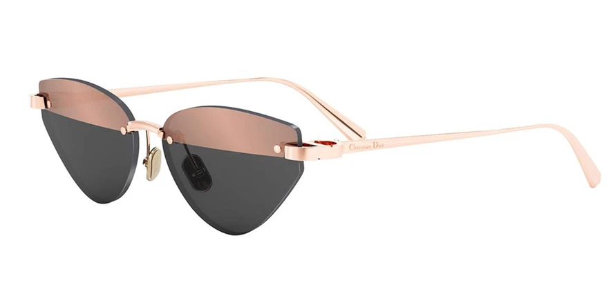 משקפי שמש כריסטיאן דיור יוניסקס CDIOR B5U זהב חתולי, עגולות