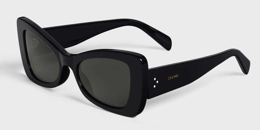 משקפי שמש סלין יוניסקס CL 40236I מבריק, שחור חתולי, מרובעות