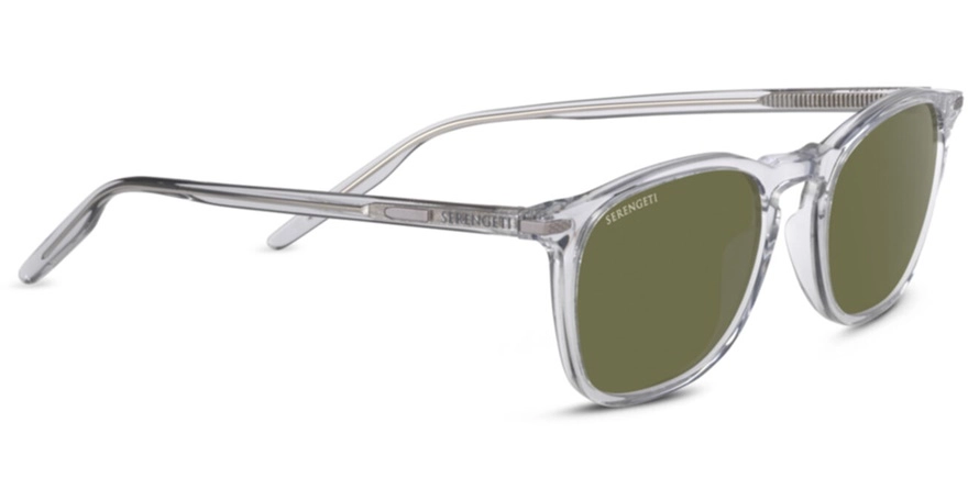 משקפי שמש סרנגטי יוניסקס Delio מבריק, שקוף עגולות
