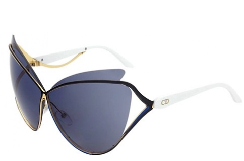 משקפי שמש כריסטיאן דיור לנשים Audacieuse 1 Audacieuse 1 זהב, שחור oversized - אוברסייז, חתולי