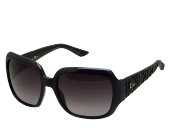 משקפי שמש כריסטיאן דיור לנשים Frisson 1 כחול, שחור oversized - אוברסייז, מרובעות