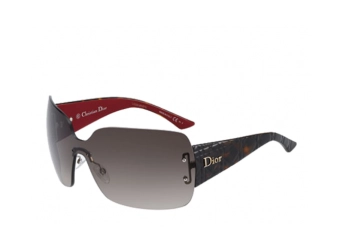 משקפי שמש כריסטיאן דיור לנשים Lady lady 3 אדום oversized - אוברסייז, מרובעות