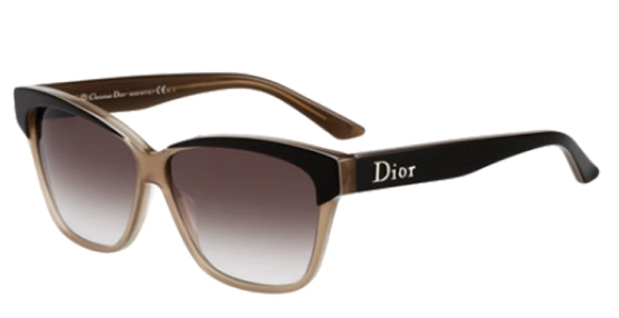 משקפי שמש כריסטיאן דיור לנשים mitza2 בז', שחור חתולי, מרובעות