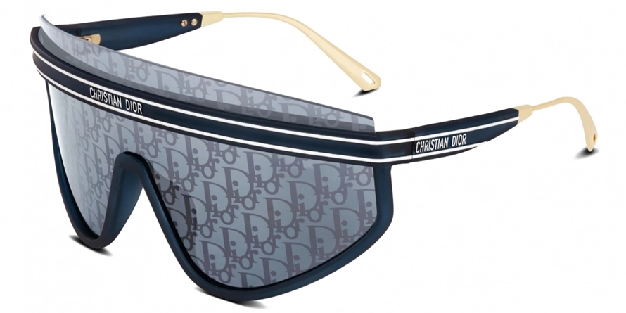 משקפי שמש כריסטיאן דיור יוניסקס CD40079U DIORCLUB M2U זהב, כהה, כחול, מט מרובעות