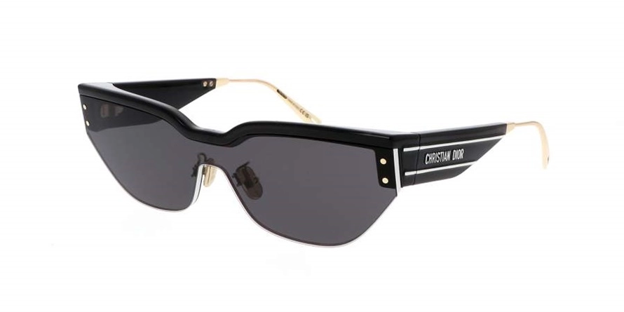 משקפי שמש כריסטיאן דיור יוניסקס DIORCLUB M3U זהב, שחור מרובעות