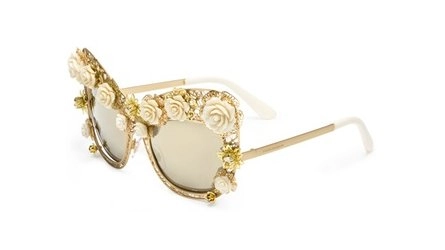 משקפי שמש דולצ'ה גבנה לנשים DG 2160B זהב חתולי