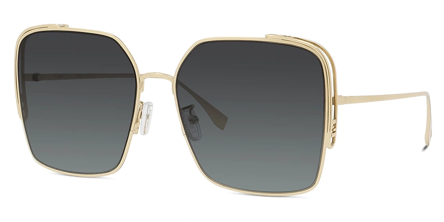 משקפי שמש פנדי יוניסקס FE40038U זהב מרובעות