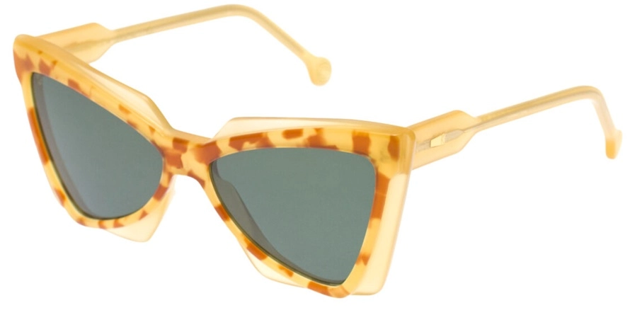 משקפי שמש קימי יוניסקס FLORETTE חום, מבריק, מנומר, קרם חתולי