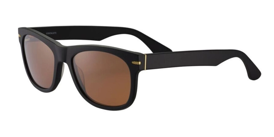 משקפי שמש סרנגטי לגברים FOYT Large מט, שחור מרובעות, עגולות