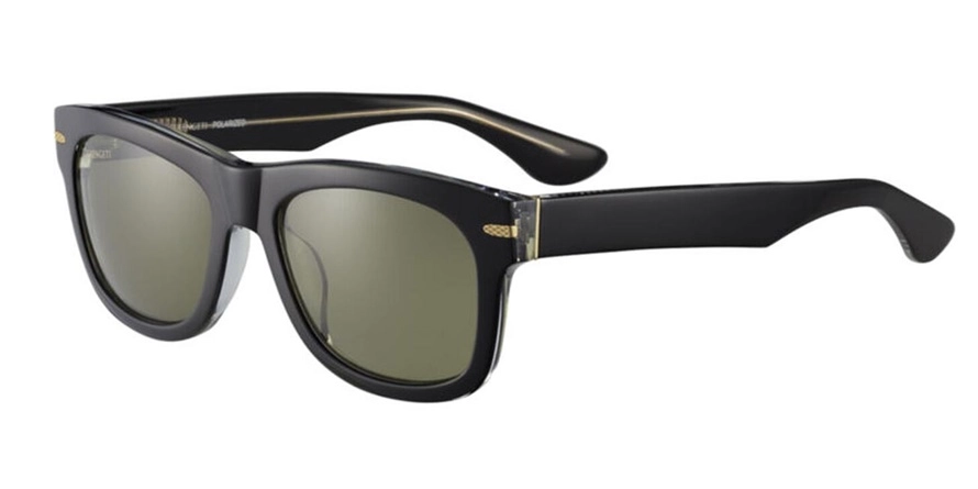 משקפי שמש סרנגטי לגברים FOYT מבריק, שחור מרובעות