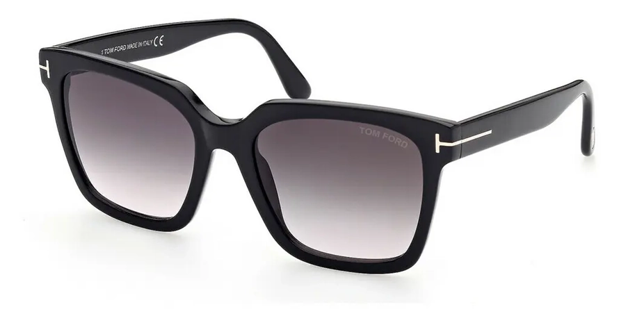 משקפי שמש טום פורד יוניסקס Selby FT0952 שחור מרובעות