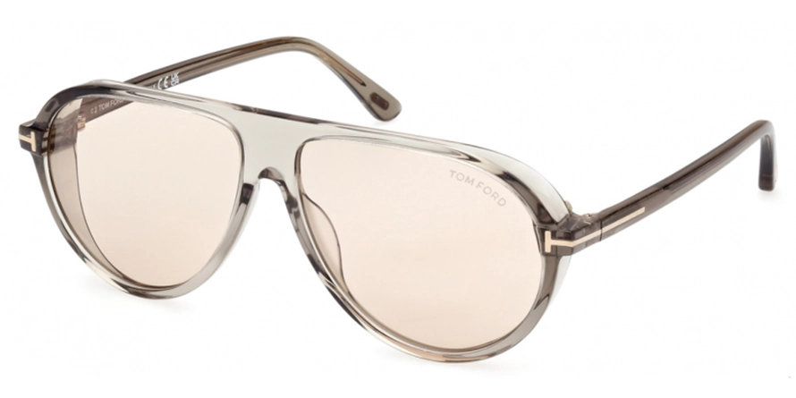 משקפי שמש טום פורד יוניסקס MARCUS FT1023 שקוף עגולות