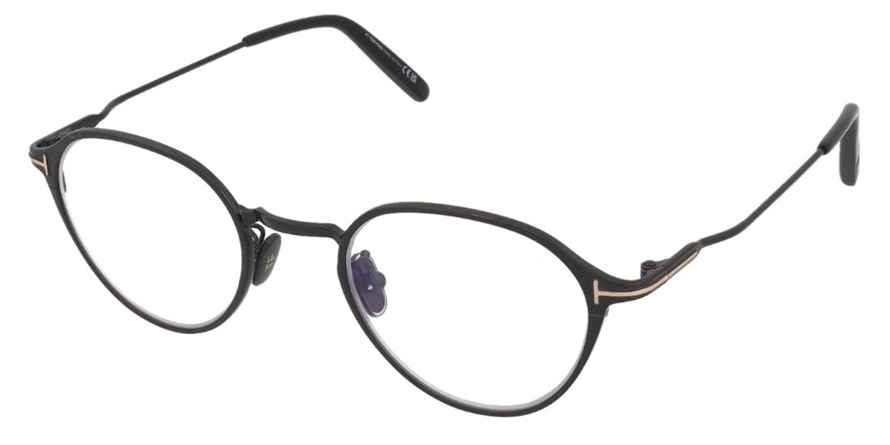 משקפי ראיה טום פורד יוניסקס FT5917-D-B שחור עגולות