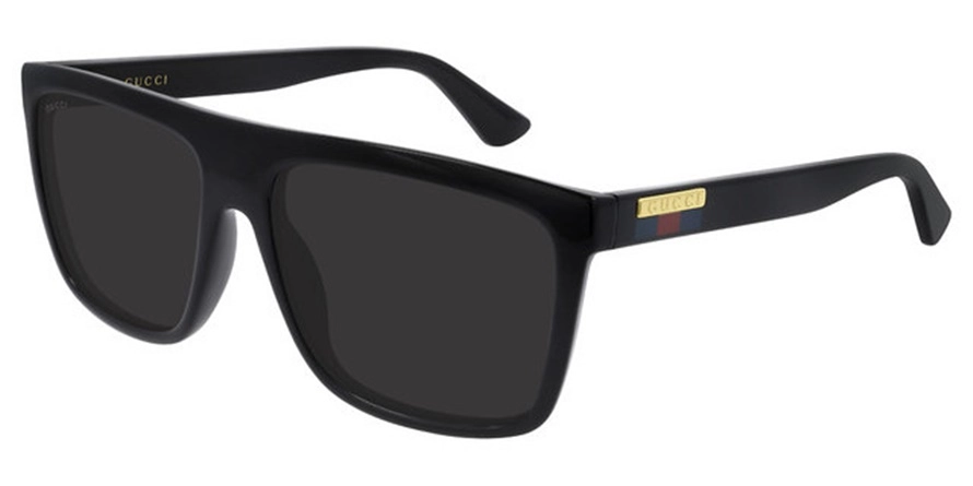 משקפי שמש גוצ'י יוניסקס GG0748S שחור מרובעות