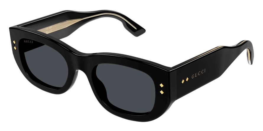 משקפי שמש גוצ'י לנשים GG1215S שחור עגולות