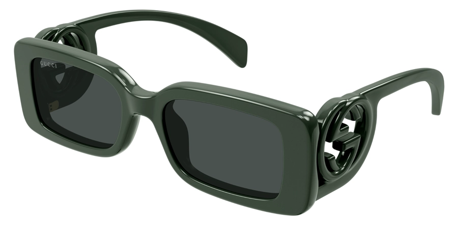 משקפי שמש גוצ'י יוניסקס GG1325S ירוק, כהה מרובעות