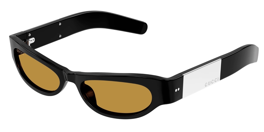 משקפי שמש גוצ'י לנשים GG1635S כסף, שחור מרובעות