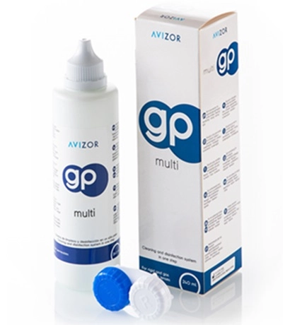 עדשות מגע תמיסות ואביזרים לעדשות מגע אביזור  gp multi gp multi השרייה לעדשות מגע קשות