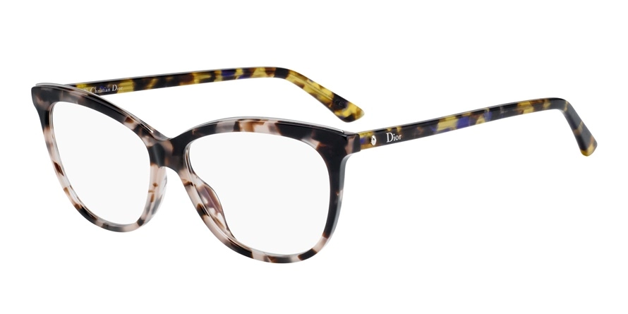 משקפי ראיה כריסטיאן דיור לנשים MONTAIGNE49 ורוד, כחול, מנומר מרובעות