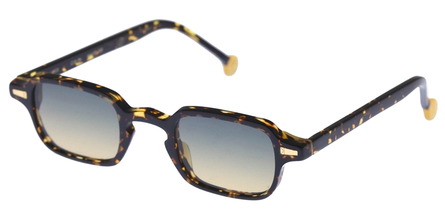 משקפי שמש קימי יוניסקס LUIGI חום, מבריק, מנומר מרובעות