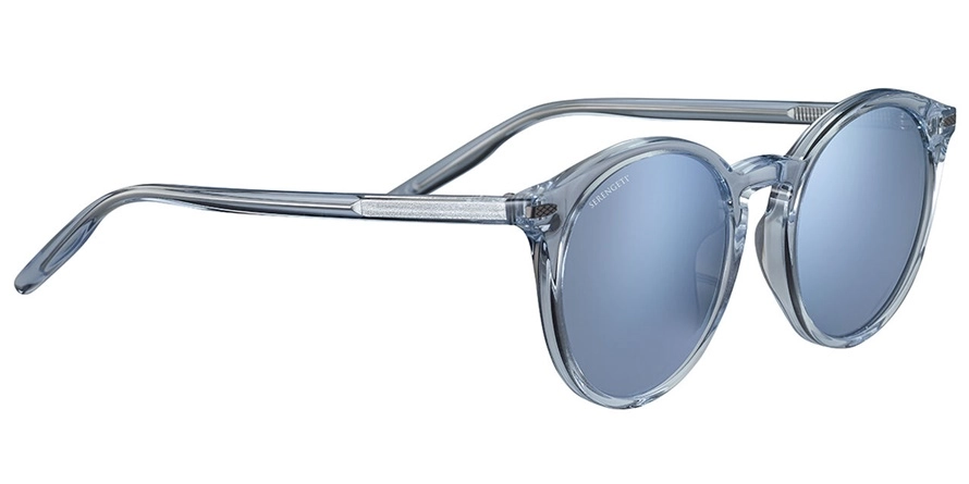 משקפי שמש סרנגטי לגברים LEONORA מבריק, שקוף עגולות