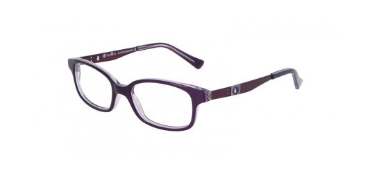 משקפי ילדים ראיה לולו יוניסקס LEAM 014 סגול מלבניות