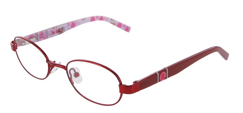 משקפי ילדים ראיה לולו לנשים LEMA 023 אדום אובאליות