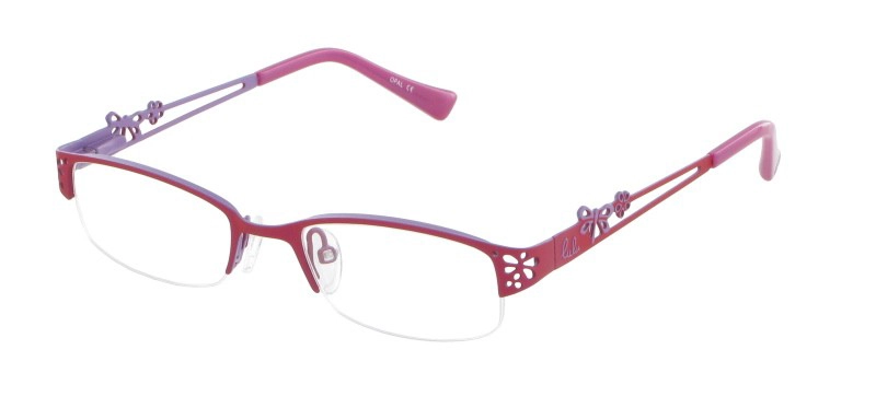 משקפי ילדים ראיה לולו לנשים LEMM 079 ורוד, סגול מלבניות