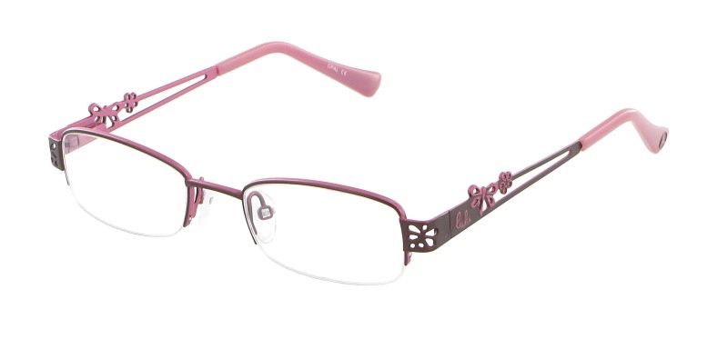 משקפי ילדים ראיה לולו לנשים LEMM 080 חום, ורוד מלבניות