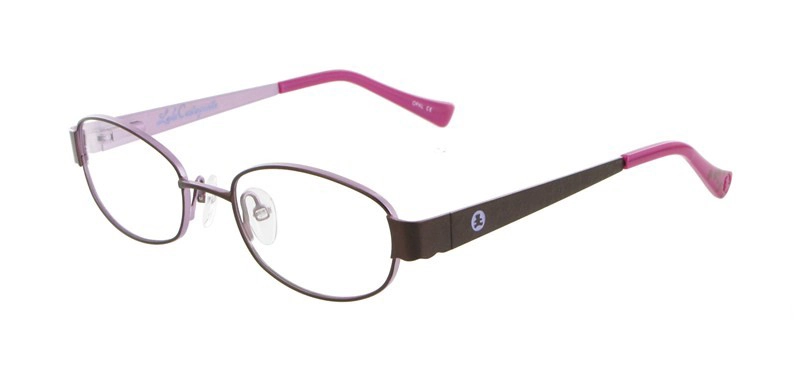 משקפי ילדים ראיה לולו לנשים LEMM 085 חום, ורוד עגולות