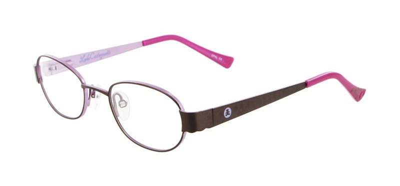 משקפי ילדים ראיה לולו לנשים LEMM 086 חום, ורוד עגולות