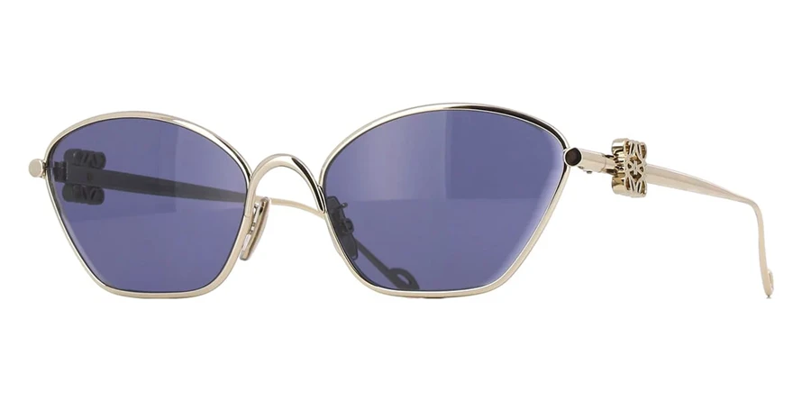 משקפי שמש LOEWE לנשים LW40115U זהב עגולות