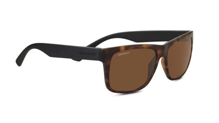 משקפי שמש סרנגטי יוניסקס POSITANO חום, מט, מנומר מרובעות